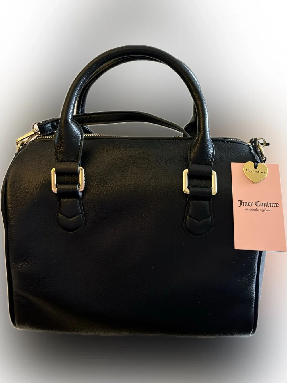 Juicy Couture Exclusive Halloween Boo Crew Black Satchel Trendy & Viral